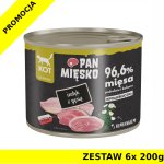 Karma mokra Pan Mięsko KOT - Indyk z Gęsią ZESTAW 6x 200g