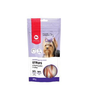 MACED York Strips z Kurczaka i Ryby 60g