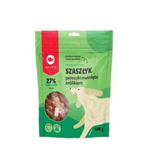 MACED Szaszłyk Pałeczki owinięte Królikiem 500g