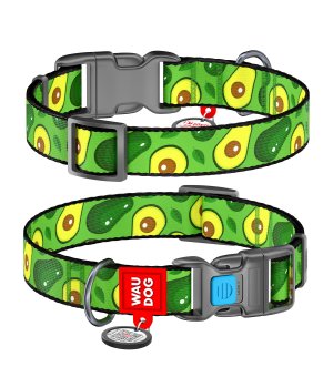WAU DOG obroża AVOCADO XL 37-58cm/25mm