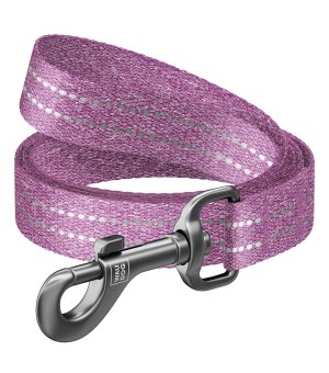 WAU DOG smycz RE-COTTON fioletowa M 3m/20mm 