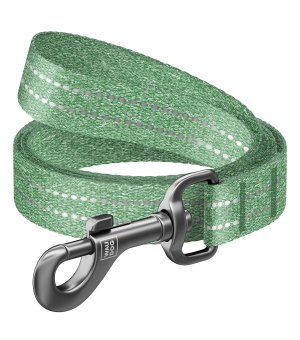 WAU DOG smycz RE-COTTON zielona M 3m/20mm 
