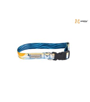 Amiplay Obroża Regulowana BE NATURE WAVES XL