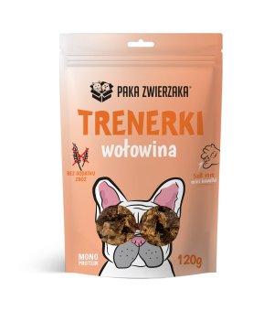 Paka Zwierzaka Trenerki Wołowina 120g