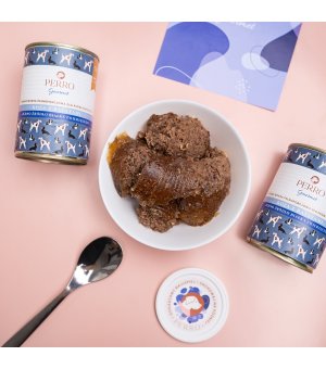800g - Koza z batatem - Perro Gourmet - karma mokra dla psa dorosłego - puszka