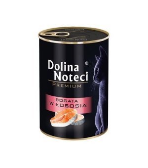 Dolina Noteci karma mokra dla kota bogata w Łososia 400g