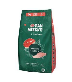 Pan Mięsko z ziołami Wołowina z Królikiem M 20kg