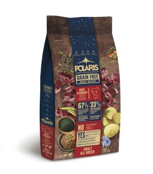 Karma Sucha Polaris Wołowina z Indykiem dla dorosłych psów 12kg