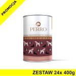 24x 400g - Kaczka z marchewką - Perro - karma mokra dla psów dorosłych - zestaw