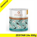24x 850g - Wołowina z korzeniem pietruszki - Perro - karma mokra dla psów dorosłych - zestaw