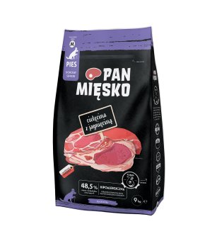 Pan Mięsko Senior Cielęcina z Jagnięciną M 3kg