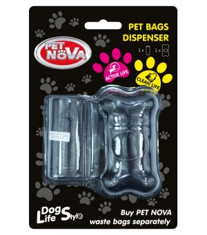 PETNOVA DYSPENSER CZARNY + 20 WORECZKÓW