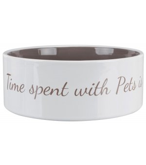 Trixie Miska ceramiczna Pet`s Home ciemnoszara/kremowa 1,4l 20cm