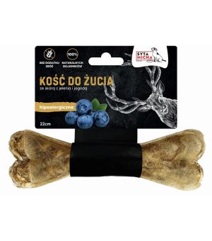 Syta Micha Kość do żucia Hipoalergiczna z jeleniem 22cm MAXXI