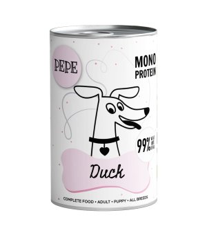 Karma Mokra Paka Zwierzaka - PEPE MONO PROTEIN Duck- 400g kaczka