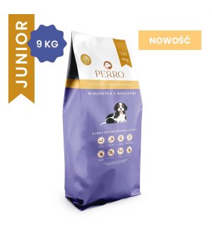 Karma Sucha Perro Wołowina z Batatami dla Szczeniąt 1kg (waga)