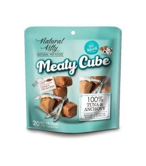 Meaty Cube Soczyste kawałki Tuńczyka z Anchois dla psa i kota 60g 