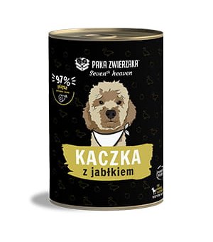 Karma Mokra Paka Zwierzaka Seven`th Heaven - kaczka z jabłkiem 400g - puszka