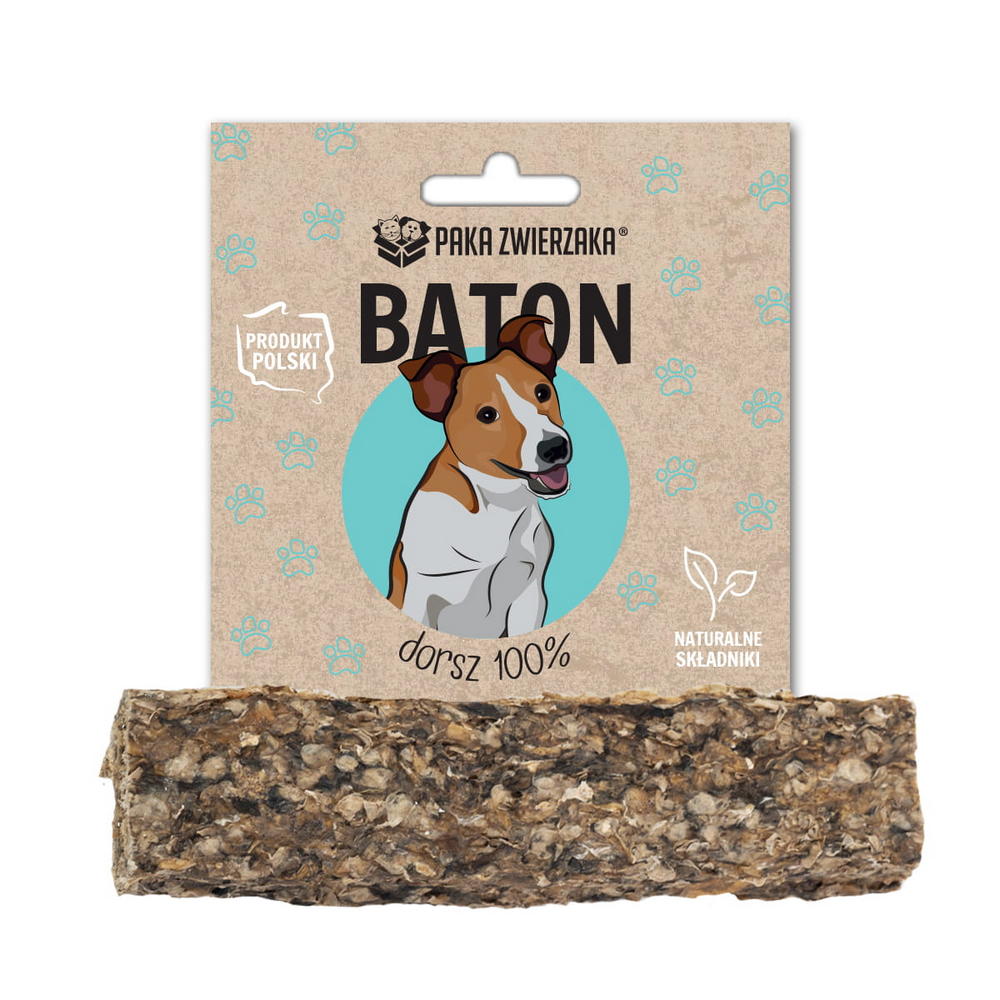 Paka Zwierzaka Baton z Dorszem - 28g