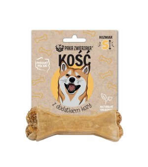 Paka Zwierzaka Kość z dodatkiem Kozy - S - 10cm - 35g