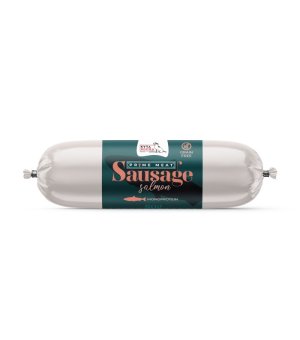 Syta Micha Kiełbaski treningowe Prime Meat Sausage Łosoś 80g