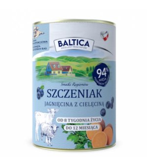 Baltica karma mokra dla szczeniąt Jagnięcina z Cielęciną 400g