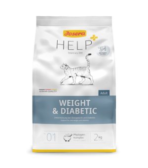 Josera Help Cat Weight & Diabetic sucha karma weterynaryjna na nadwagę i cukrzycę dla kota 2kg