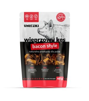 UNISZKI naturalna przekąska Wieprzowy Kęs 40g