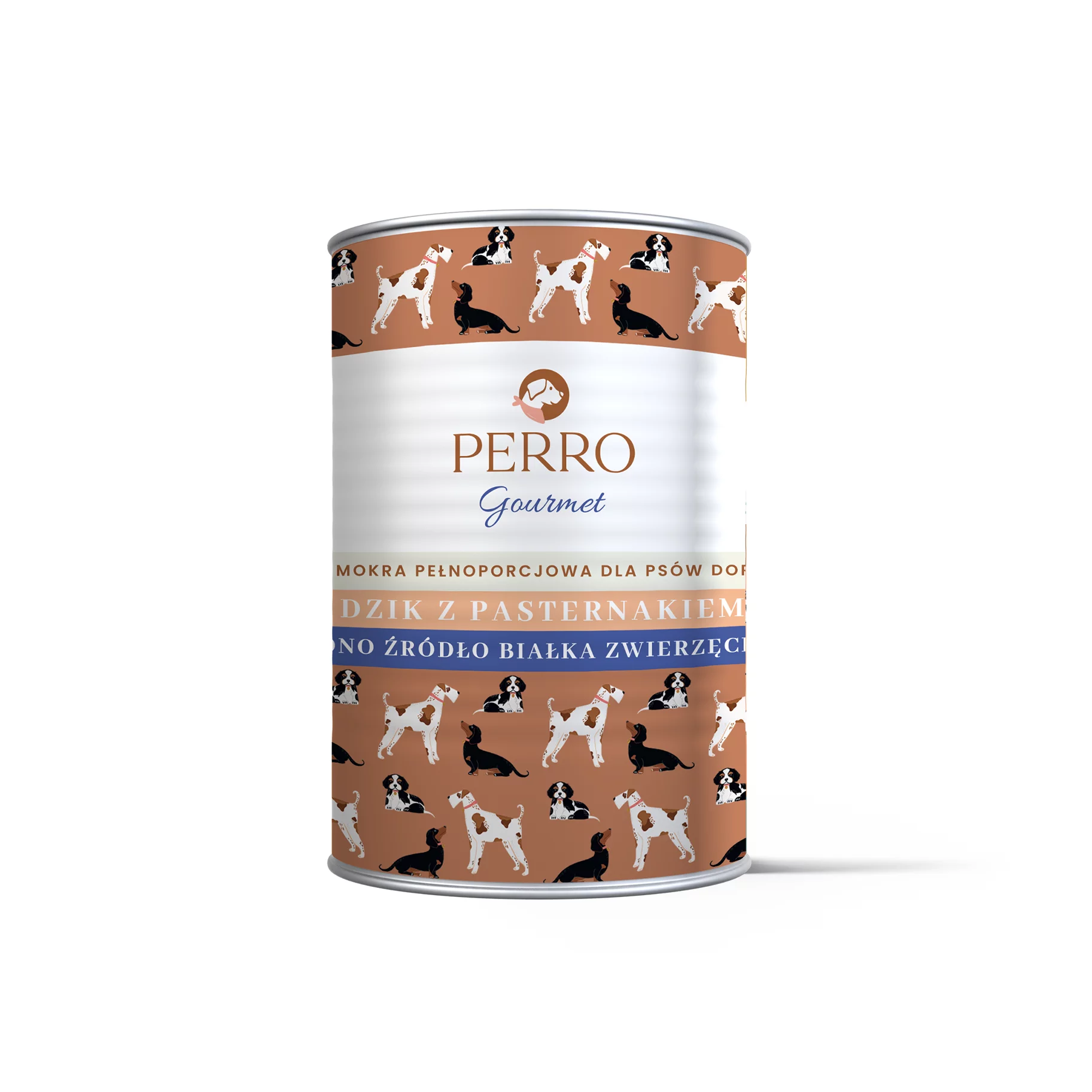 400g - Dzik z pasternakiem - Perro Gourmet - karma mokra dla psa dorosłego - puszka