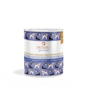 800g - Bażant z gruszką -  Perro Gourmet - karma mokra dla psa dorosłego - puszka