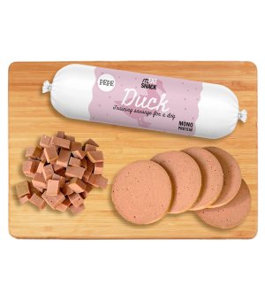 Paka Zwierzaka PEPE Kiełbaska Treningowa Duck - Kaczka 200g