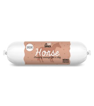 Paka Zwierzaka PEPE Kiełbaska Treningowa Horse - Konina 200g