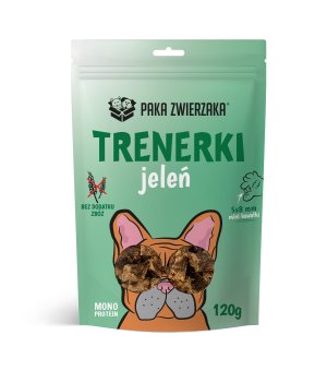 Paka Zwierzaka Trenerki Jeleń 120g 