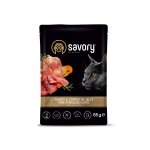 Savory Adult Cat Pouch Sterilised Turkey & Carrot - Indyk z Marchewką w galarecie 85g