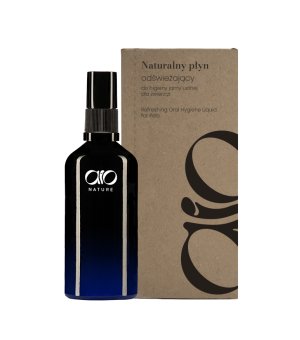 Aio Nature Naturalny Płyn Odświeżający do higieny jamy ustnej dla zwierząt 100ml