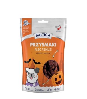 BALTICA Przysmaki HALLOWEEN Królik z Maliną 100g