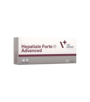 Vet Expert Hepatiale Forte ADVANCED - preparat wspomagający funkcje wątroby dla psów i kotów 30 tabletek