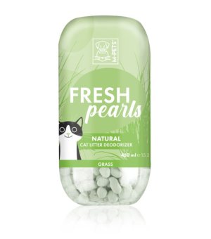 M-PETS Granulki aromatyzujące do kuwet FRESH Pearls GRASS 450ml