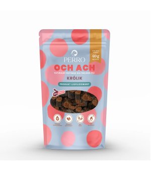 Perro OCH ACH Przysmaki Liofilizowane Królik 40g
