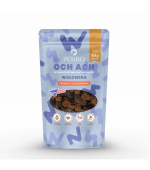 Perro OCH ACH Przysmaki Liofilizowane Wołowina 40g