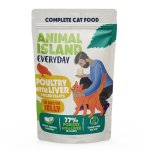 Animal Island Everyday mokra karma dla kota - Drób z Wątróbką w galaretce 85g