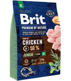 Karma sucha dla psa Brit Premium By Nature Adult XL 3kg 