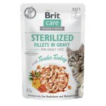 Karma mokra dla kotów sterylizowanych Brit Care Cat FG Sterilized Tender Turkey in gravy 85g
