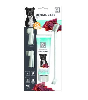 M-PETS Zestaw do czyszczenia zębów - Wołowina 