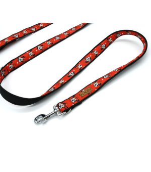 KenDog smycz przepinana handmade Myszka Minnie 2cm / 2m