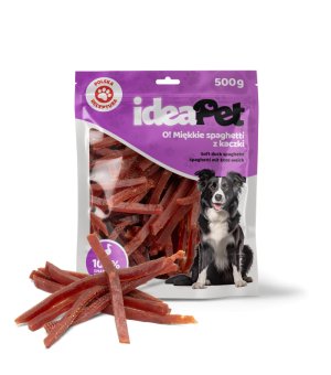 ideaPet Miękkie Spaghetti z Kaczki 500g