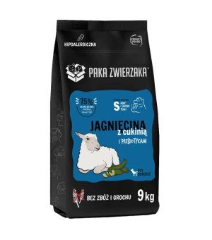 Paka Zwierzaka Karma Sucha Seven`th Heaven Jagnięcina z Cukinią S Adult 9kg