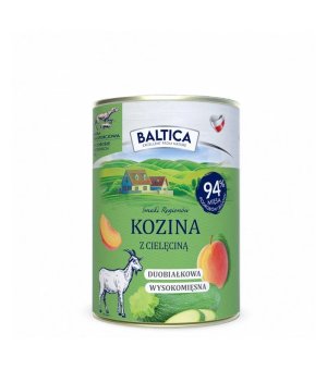 Baltica mokra karma dla psa Kozina z Cielęciną 400g