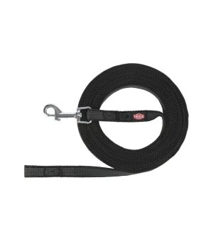  Trixie Smycz treningowa gumowana czarna S/M 5m/15mm