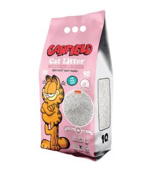 GARFIELD ŻWIREK BENTONIT DLA KOTA, BABY POWDER 10L